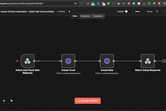 create n8n ai voice agent for voip pbx and call center