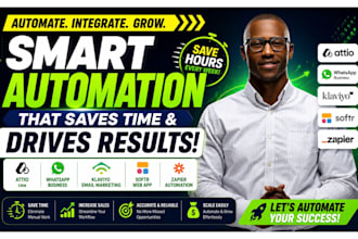 attio whatsapp business klaviyo email marketing softr web app zapier automation