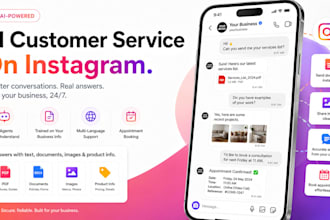 build an ai chatbot for instagram dms to automate  bookings