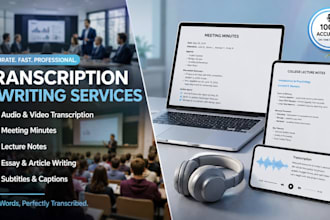 write professional meeting minutes from your audio or notes