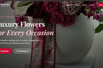 build a modern responsive website for your business