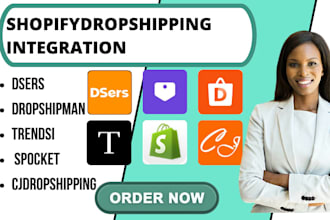 shopify store dropshipping dsers dropshipman trendsi cjdropshipping spocket