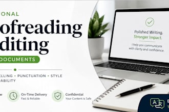 proofread and translate your english documents
