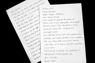 write anything with my beautiful hand writing