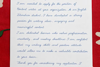 write anything with my beautiful hand writing