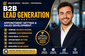b2b lead generation appointment setter b2b sales leads generation salesperson