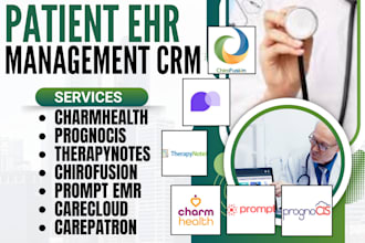 setup patient ehr management prognocis therapynotes chirofusion charmhealth CRM