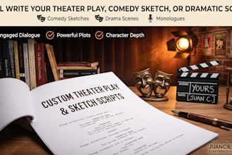 write your theater play or script