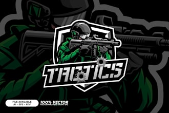 do professional veteran and military logo design