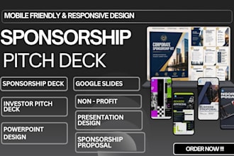 design brand, event sponsorship deck, sponsor proposal, brand pitch deck
