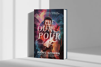 a unique book cover design or e book cover design