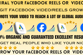 do legit facebook reels video promotion for organic engagement using google ads
