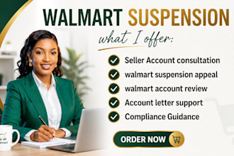 review walmart suspension and write appeal letter for sellers