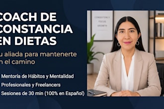 be your accountability coach for diet consistency in spanish