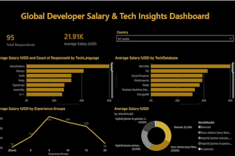provide a professional power bi template
