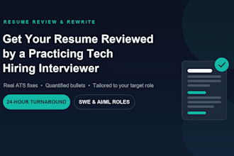 review or rewrite your resume for tech and software engineering roles