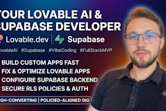 fix lovable ai app debug supabase and prepare xcode for app store