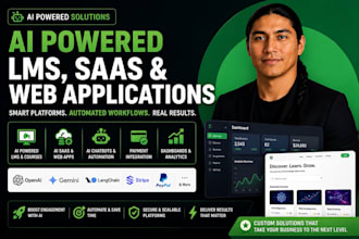 build ai machine learning deep learning ai saas and data science projects