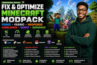 fix optimize minecraft modpack forge fabric neoforge cobblemon quest datapack