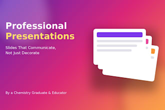 design a clean, professional powerpoint presentation