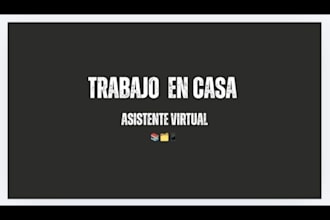 ser tu digitador de datos y transcribir tus documentos