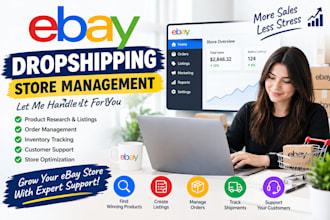 ebay dropshipping store management