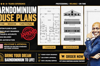 redraw barndominium plans, pole barns and metal building, home addition drawings