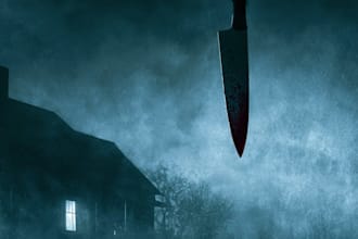 design a terrifying horror book cover illustration