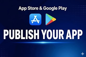 publish and upload ios android app to app store and play store