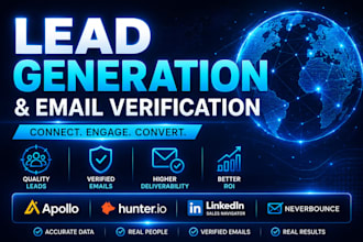 do lead generation and email verification using proper tools