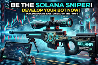 be your solana sniper bot developer