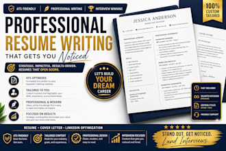 write a professional ats friendly resume