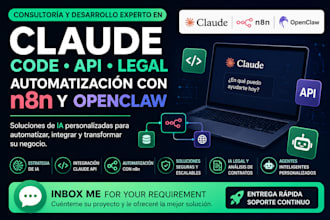 claude code claude api claude legal openclaude claude ai automatización n8n open
