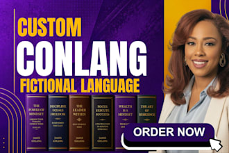 design fictional language phonology, grammar writing system  novel game or ttrpg