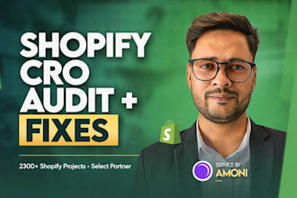audit your shopify store and implement cro fixes