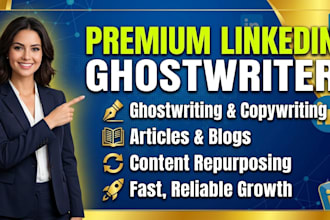be your professional linkedin ghostwriter and b2b content writer