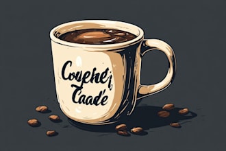 design trendy custom coffee mug design and cup design