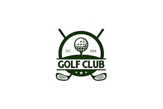 design a luxury golf club logo