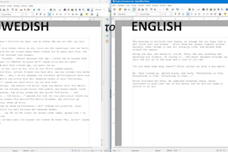 translate english to swedish and swedish to english