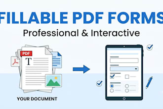 create professional fillable PDF forms for your business
