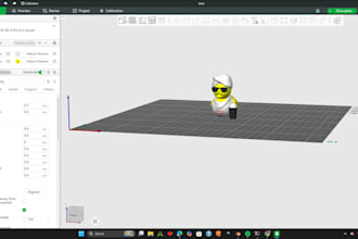 create 3d model, slice and paint your model on bambulab, creality 3d printing