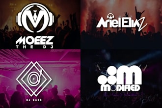 do make dj, edm, rave, music producer logo