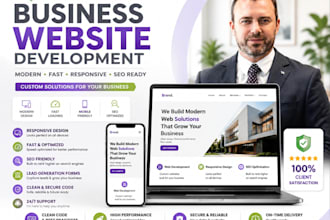 develop professional business website