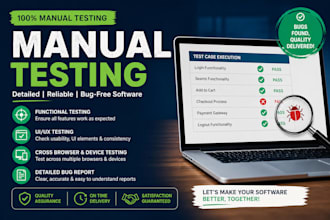 do manual testing for your web application