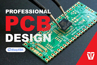 do a pcb schematic and layout in easyeda
