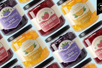 do custom product label and packaging label design