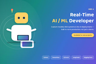 deploy real time ai ml deep learning models into production