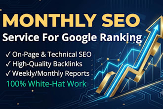 do monthly SEO service for top google ranking
