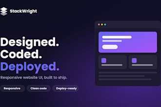 create a professional website tailored to your needs