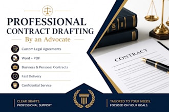 draft, review and customize professional legal contracts and agreements